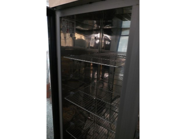 Rvs koelkast met dubbele vitrinedeuren tecnodom - afbeelding 5 van  5