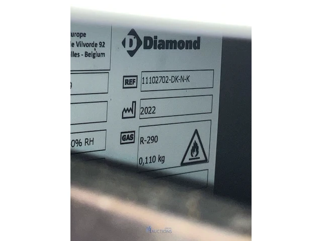Rvs koelwerkbank diamond - afbeelding 6 van  7