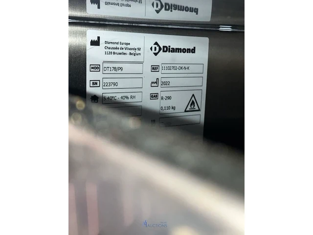 Rvs koelwerkbank diamond - afbeelding 7 van  7