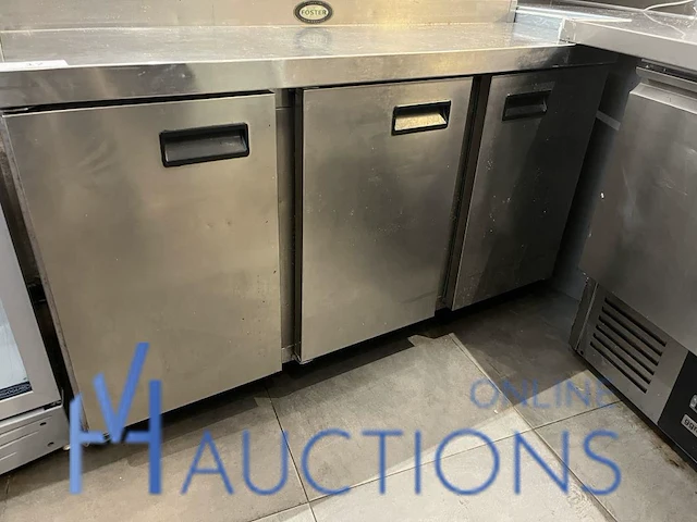 Rvs koelwerkbank met saladette froster - afbeelding 6 van  9