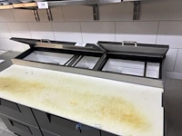 Rvs koelwerkbank met saladette - afbeelding 4 van  9