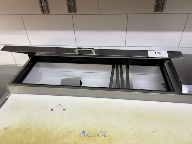 Rvs koelwerkbank met saladette - afbeelding 6 van  9