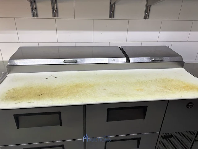 Rvs koelwerkbank met saladette - afbeelding 8 van  9