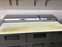 Rvs koelwerkbank met saladette - afbeelding 8 van  9