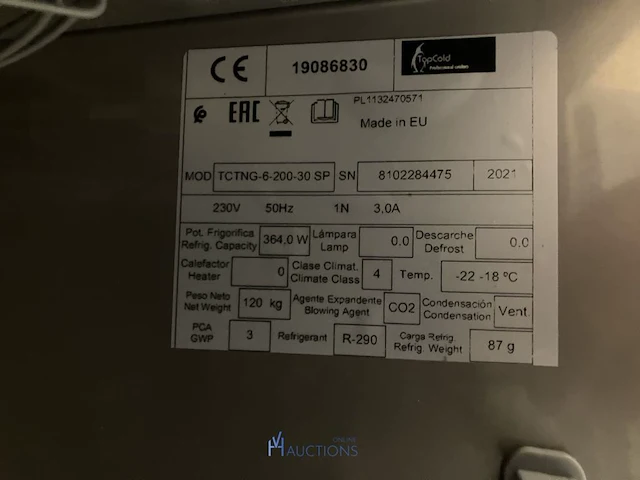 Rvs koelwerkbank topcold - afbeelding 4 van  4