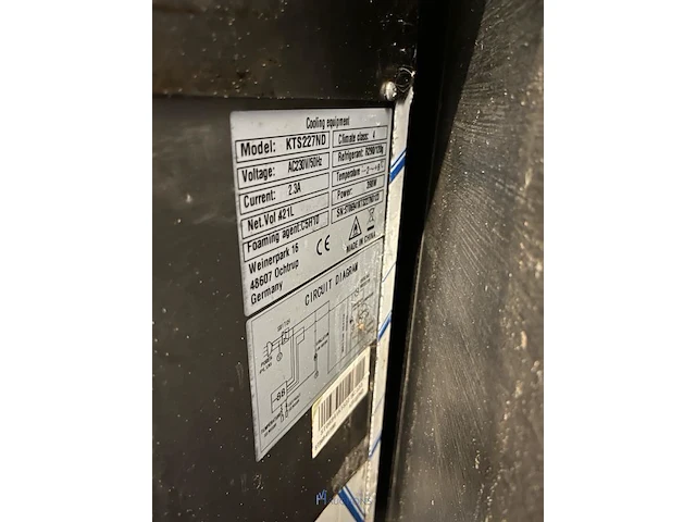 Rvs koelwerkbank - afbeelding 6 van  8