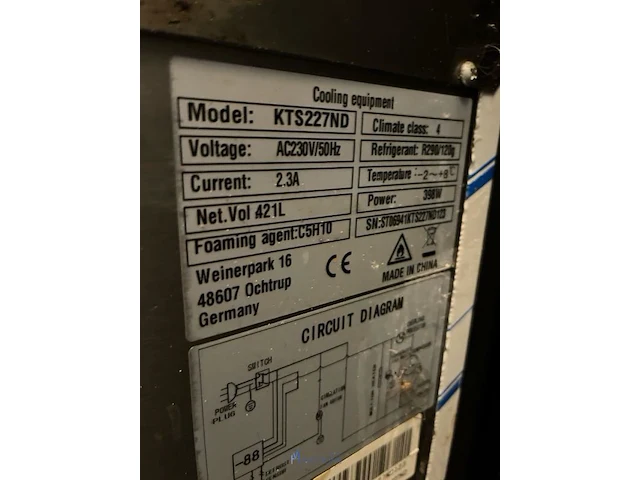 Rvs koelwerkbank - afbeelding 7 van  8