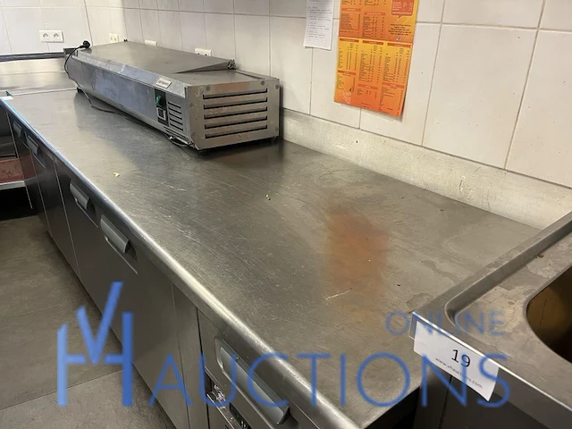 Rvs koelwerkbank - afbeelding 3 van  4