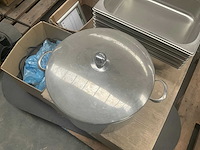 Rvs kookpot en 6 gastronorm bakken - afbeelding 4 van  10