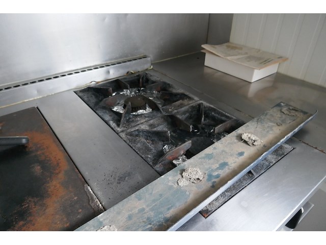 Rvs kookunit op gas - afbeelding 2 van  7