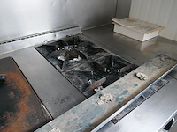 Rvs kookunit op gas - afbeelding 2 van  7