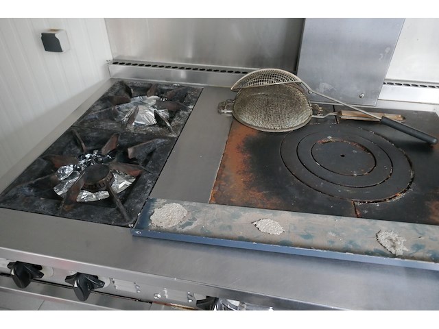 Rvs kookunit op gas - afbeelding 3 van  7