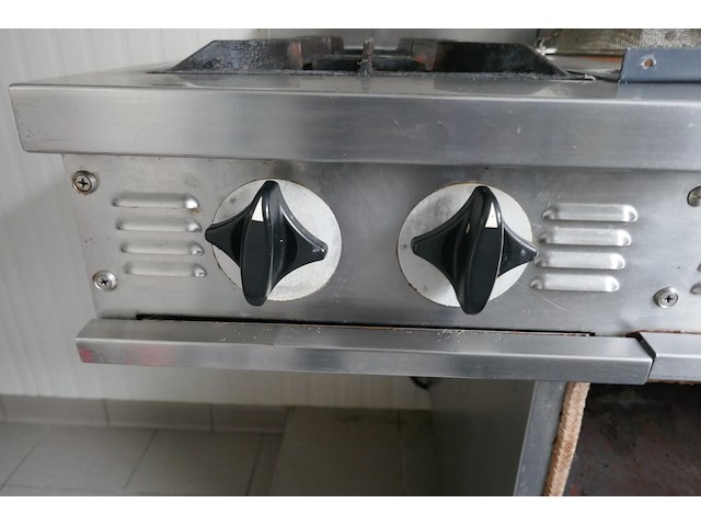 Rvs kookunit op gas - afbeelding 6 van  7