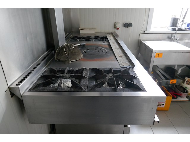 Rvs kookunit op gas - afbeelding 7 van  7