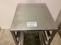Rvs lage rolkar en 600x400 4 niv overige opslag en handling - afbeelding 2 van  2