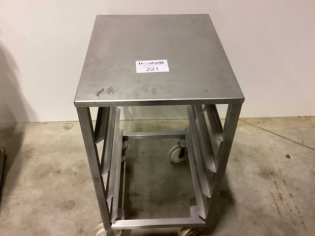 Rvs lage rolkar en 600x400 4 niv overige opslag en handling - afbeelding 2 van  2