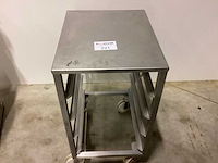 Rvs lage rolkar en 600x400 4 niv overige opslag en handling - afbeelding 2 van  2