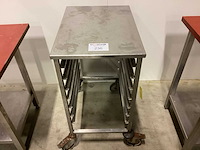 Rvs lage rolkar en 600x400 7 niv overige opslag en handling - afbeelding 1 van  1