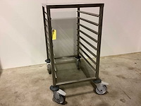 Rvs lage rolkar en 600x400 8 niv overige opslag en handling - afbeelding 1 van  2