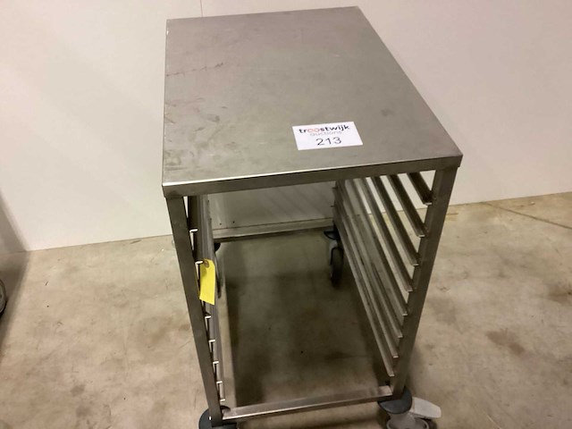Rvs lage rolkar en 600x400 8 niv overige opslag en handling - afbeelding 2 van  2