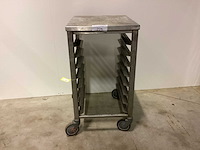 Rvs lage rolkar en 600x400 8 niv overige opslag en handling - afbeelding 1 van  2