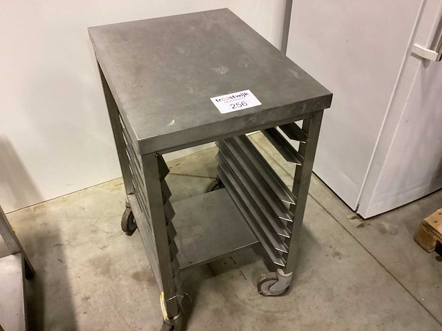 Rvs lage rolkar en 650x420 8 niv overige opslag en handling - afbeelding 2 van  2