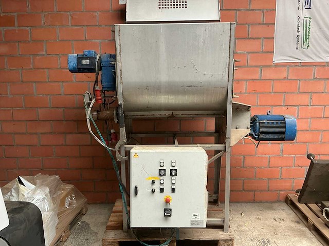 Rvs mengmachine - afbeelding 1 van  5