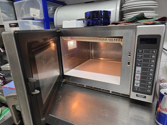 Rvs microgolfoven amana commercial rfs518s - afbeelding 4 van  5