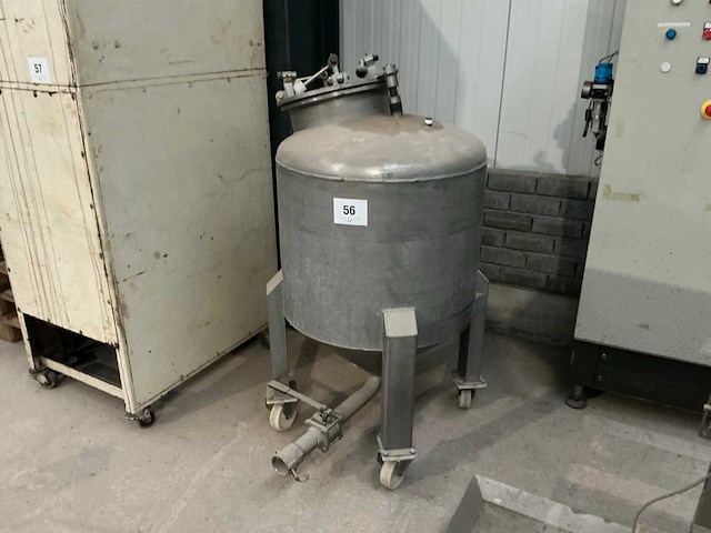 Rvs mobiele opslagtank - afbeelding 1 van  8