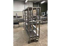 Rvs mobiele transportrek - afbeelding 5 van  7