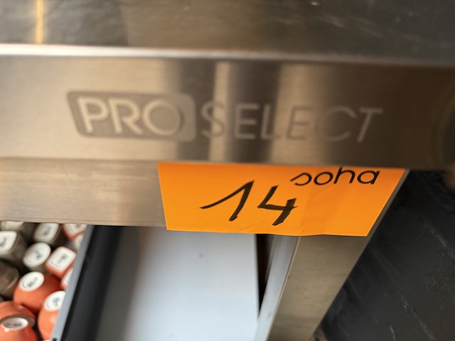 Rvs mobiele werktafel met bodemschap proselect - afbeelding 2 van  3