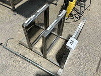 Rvs muurrek - afbeelding 2 van  4