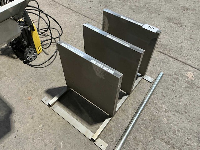 Rvs muurrek - afbeelding 3 van  4