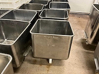 Rvs normwagens 120 l (24x) waaronder barsso en food mate en roser - afbeelding 2 van  7