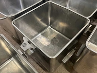 Rvs normwagens 120 l (24x) waaronder barsso en food mate en roser - afbeelding 4 van  7