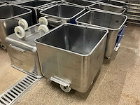 Rvs normwagens 120 l (26x) waaronder barsso en food mate - afbeelding 1 van  9