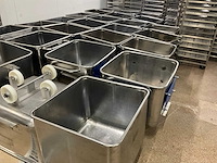 Rvs normwagens 120 l (26x) waaronder barsso en food mate - afbeelding 2 van  9