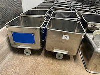 Rvs normwagens 120 l (26x) waaronder barsso en food mate - afbeelding 4 van  9