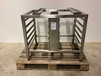 Rvs onderstel gesloten met geleiders op wielen overige ovens en steamers - afbeelding 3 van  4