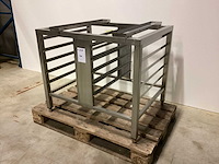 Rvs onderstel gesloten met geleiders op wielen overige ovens en steamers - afbeelding 4 van  4