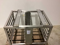 Rvs onderstel gesloten met geleiders op wielen overige ovens en steamers - afbeelding 2 van  4