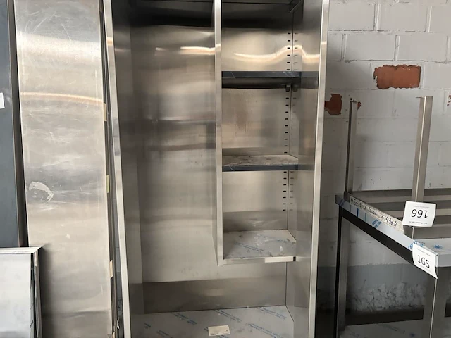 Rvs opbergkast - afbeelding 2 van  4