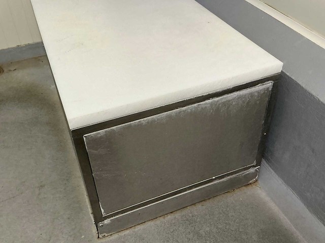 Rvs opbergkast - afbeelding 2 van  2