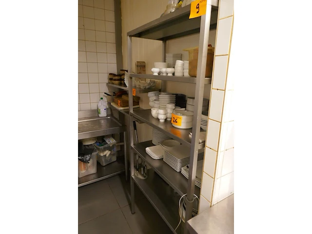 Rvs opbergrek - afbeelding 1 van  4