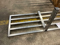 Rvs open wand leggers keuken (2x) - afbeelding 4 van  6