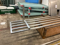 Rvs open wand leggers keuken (2x) - afbeelding 5 van  6