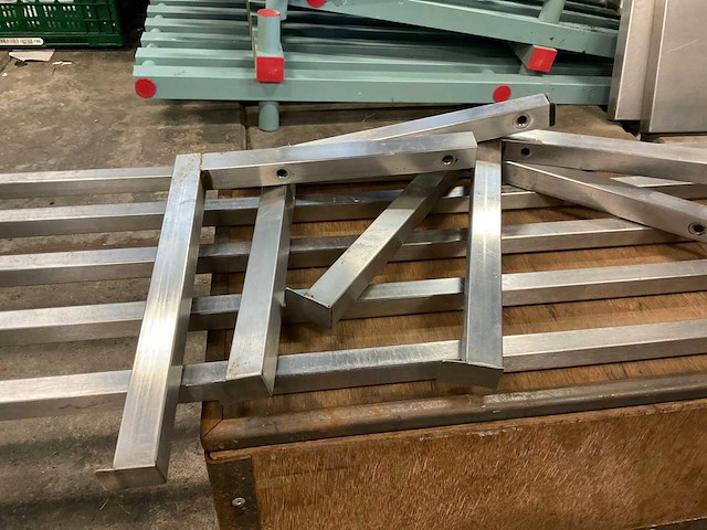 Rvs open wand leggers keuken (2x) - afbeelding 6 van  6