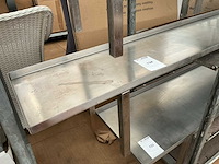 Rvs opzetwerktafel - afbeelding 2 van  2