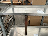 Rvs opzetwerktafel - afbeelding 2 van  2