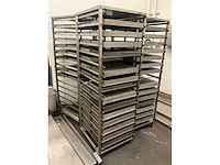 Rvs ovenkarren (3x) voor double d revorack oven - afbeelding 7 van  14